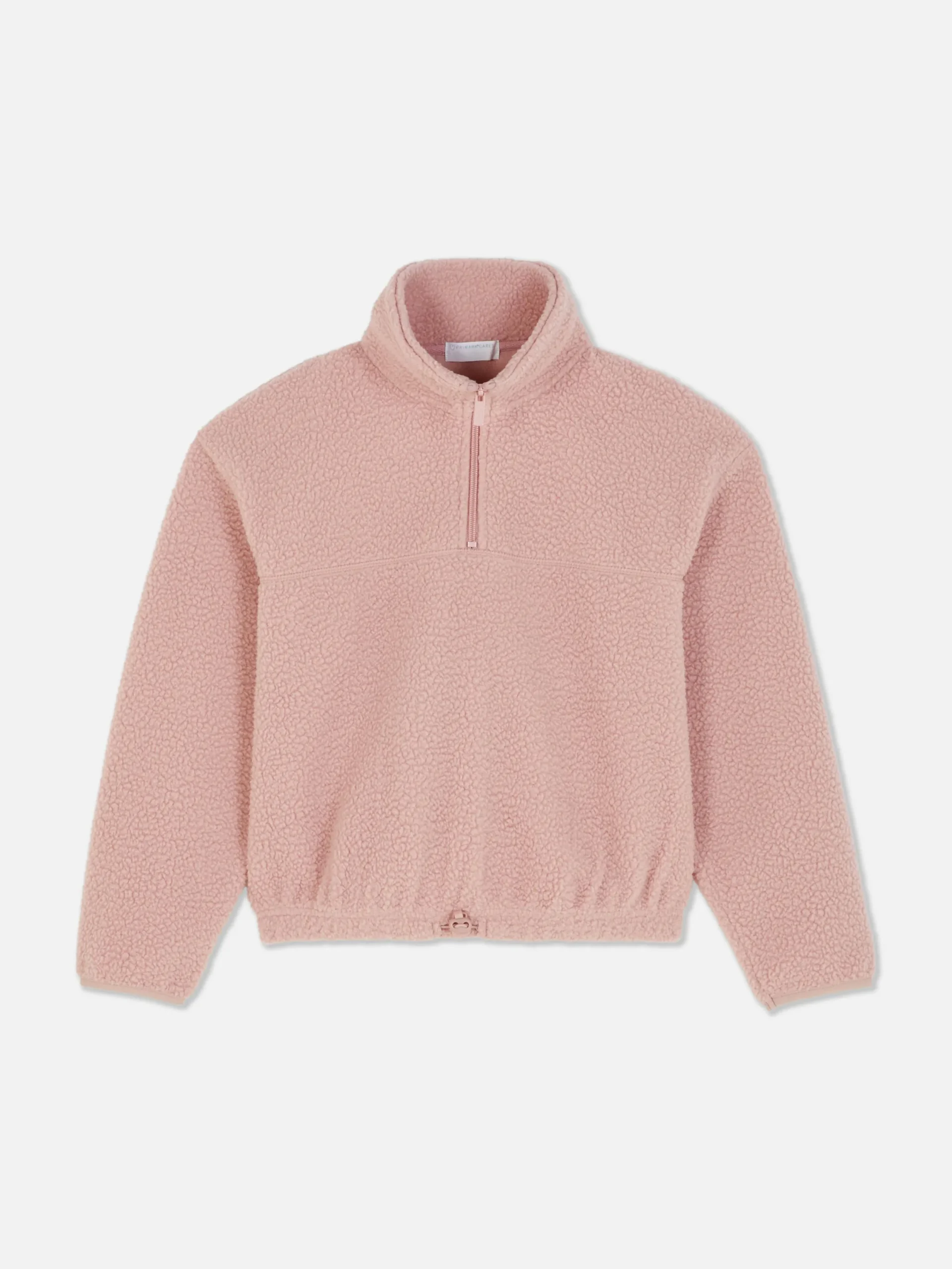Sweats À Capuche Et Sweat-Shirts|Primark Sweat-shirt Demi-zippé En Molleton Rose