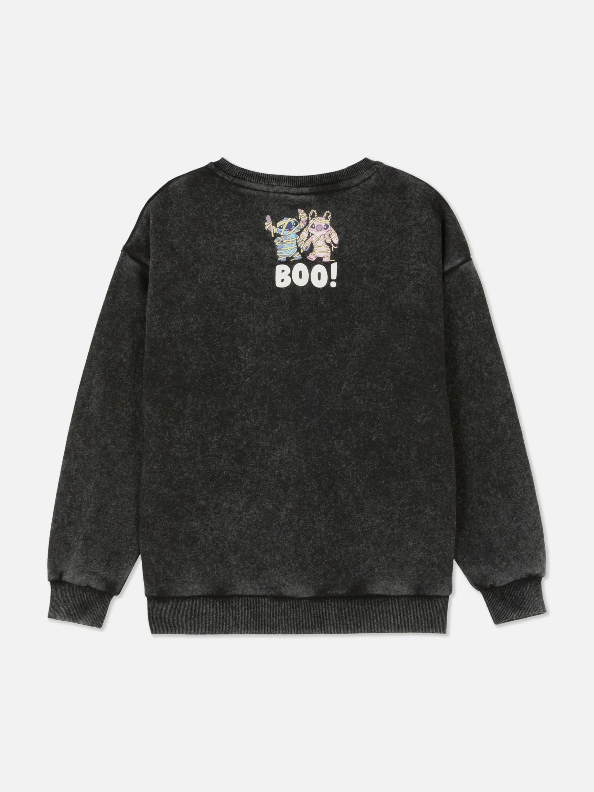 Tout Halloween|Sweats À Capuche Et Sweat-Shirts|Primark Sweat-shirt Délavé à L'acide Disney Lilo & Stitch Anthracite