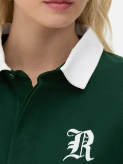 Hauts Et T-Shirts|Primark Sweat-shirt Façon Polo Oversize Rita Ora Vert