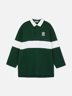 Hauts Et T-Shirts|Primark Sweat-shirt Façon Polo Oversize Rita Ora Vert