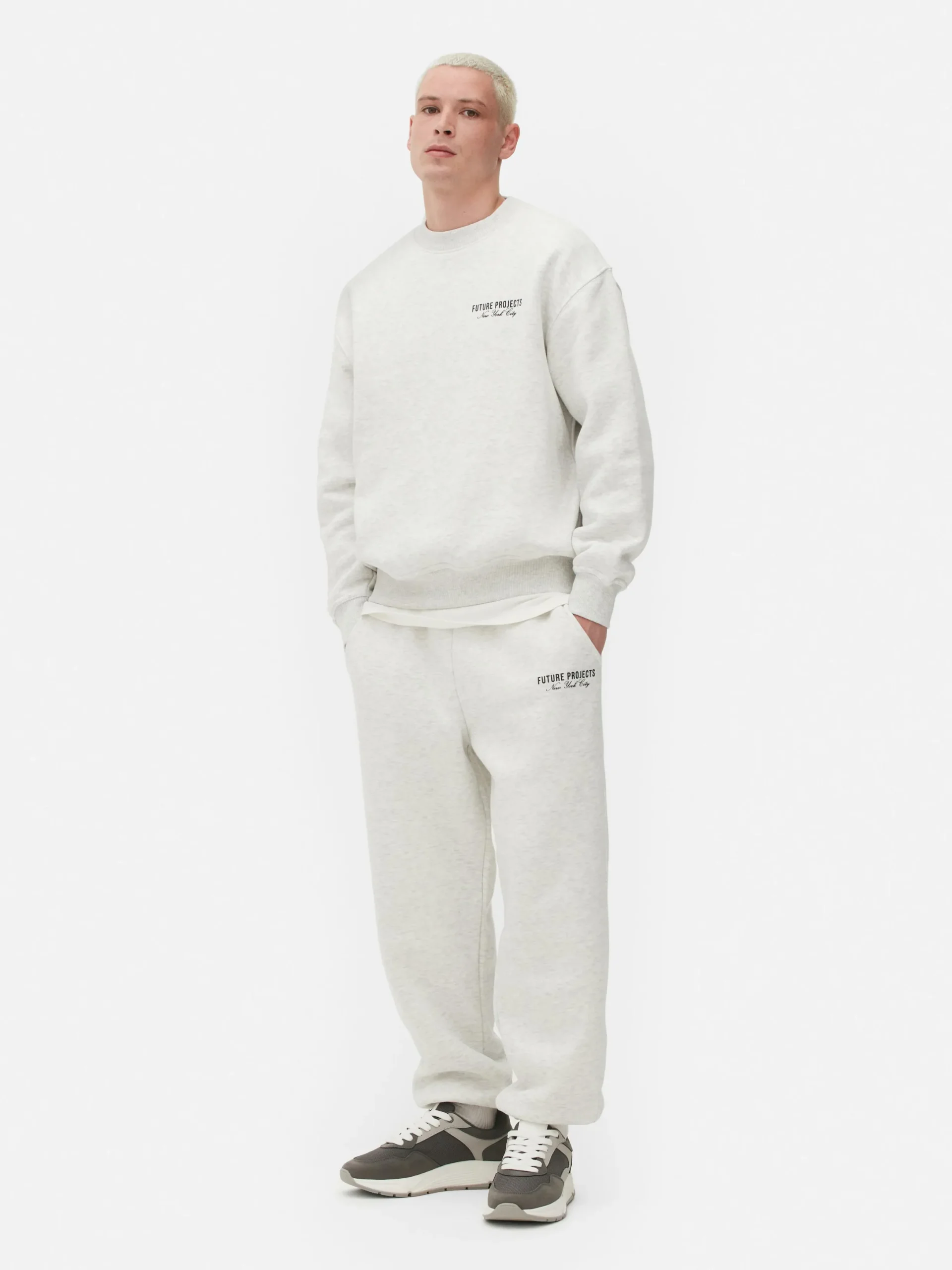Sweats À Capuche Et Sweat-Shirts|Primark Sweat-shirt Future Projects New York City Gris chiné