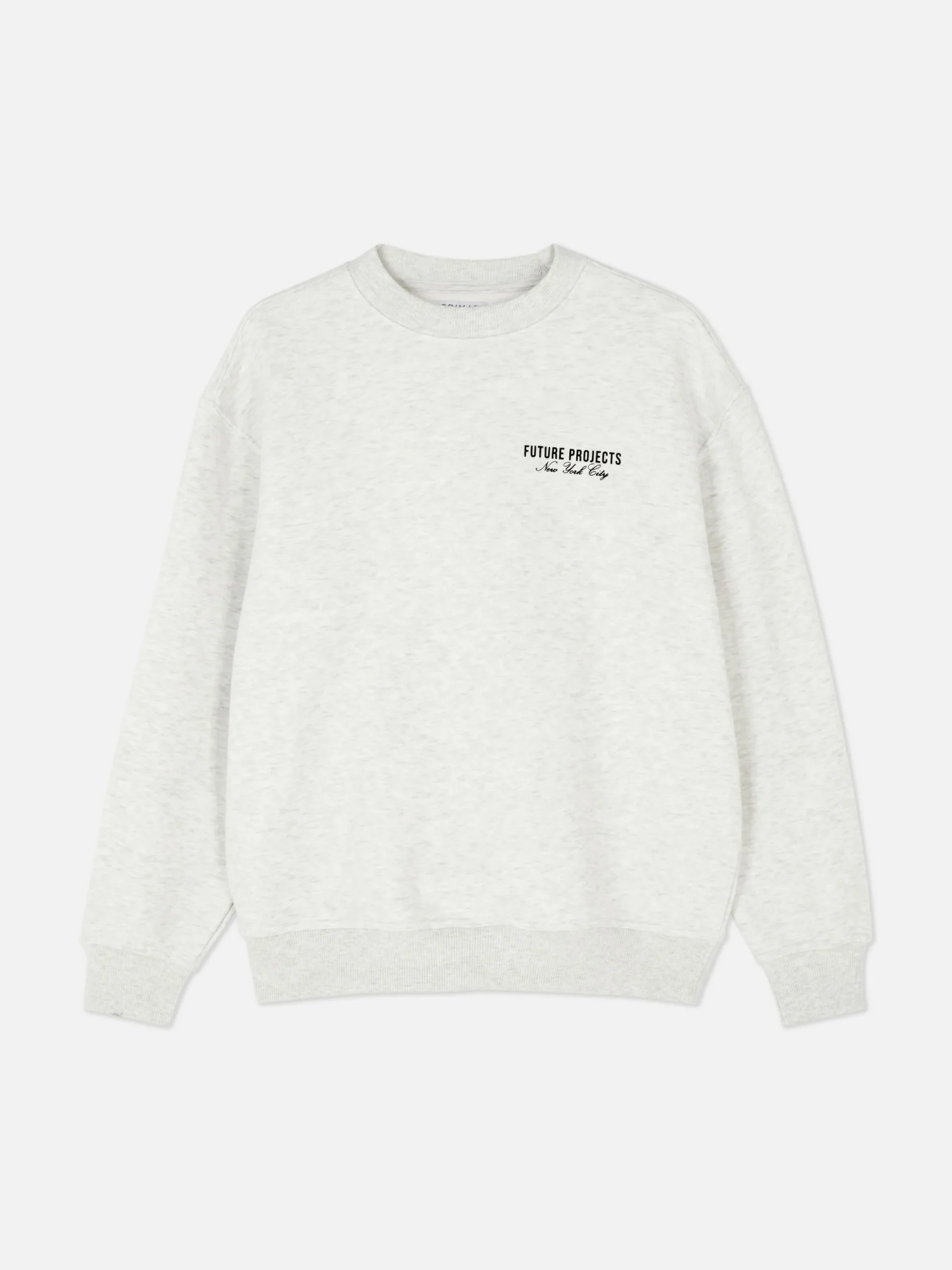 Sweats À Capuche Et Sweat-Shirts|Primark Sweat-shirt Future Projects New York City Gris chiné