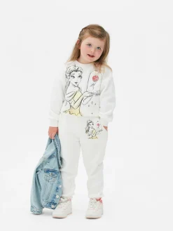 Sweats À Capuche Et Sweat-Shirts|Primark Sweat-shirt Graphique Disney La Belle Et La Bête Blanc
