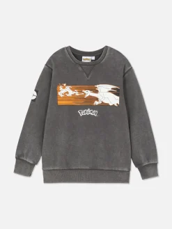 Sweats À Capuche Et Sweat-Shirts|Primark Sweat-shirt Graphique Pokémon Gris foncé