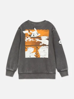 Sweats À Capuche Et Sweat-Shirts|Primark Sweat-shirt Graphique Pokémon Gris foncé