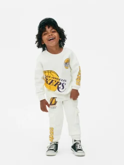 Sweats À Capuche Et Sweat-Shirts|Primark Sweat-shirt NBA Los Angeles Lakers Écru