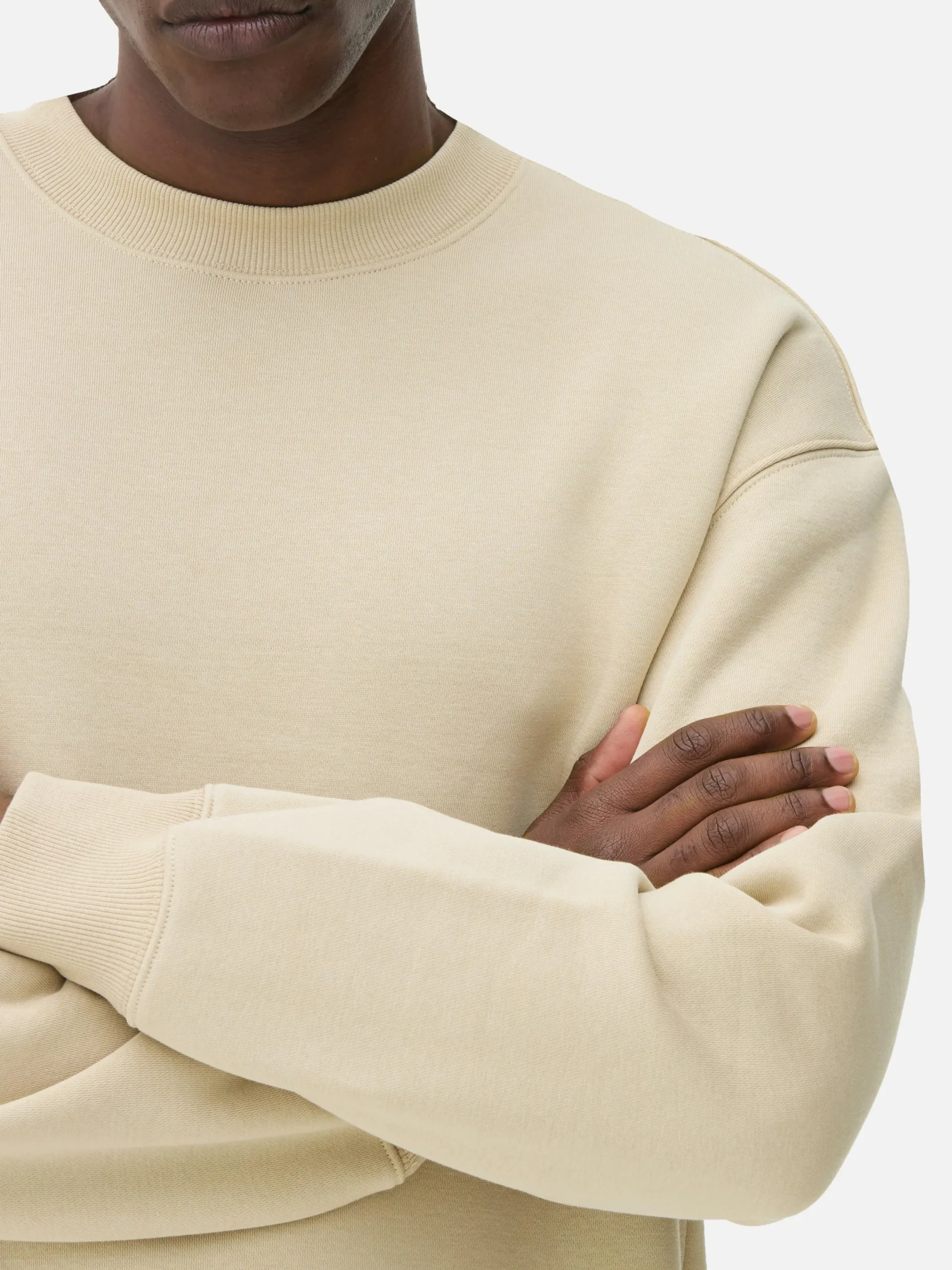 Sweats À Capuche Et Sweat-Shirts|Primark Sweat-shirt Oversize à Col Ras-du-cou Grège