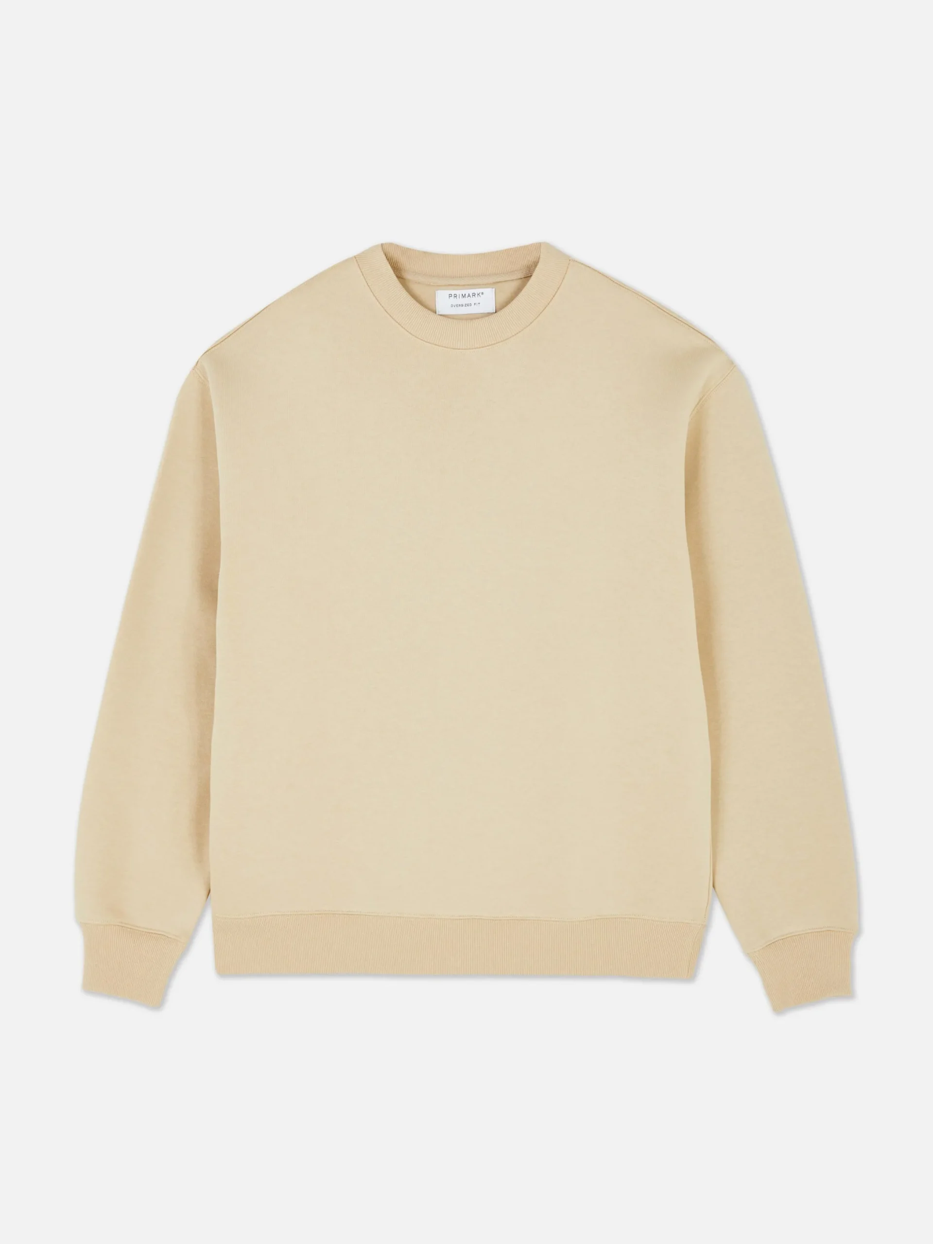 Sweats À Capuche Et Sweat-Shirts|Primark Sweat-shirt Oversize à Col Ras-du-cou Grège