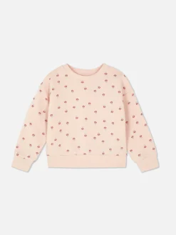 Sweats À Capuche Et Sweat-Shirts|Primark Sweat-shirt Ras Du Cou Graphique Rose clair