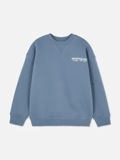 Sweats À Capuche Et Sweat-Shirts|Primark Sweat-shirt Ras Du Cou Graphique Bleu