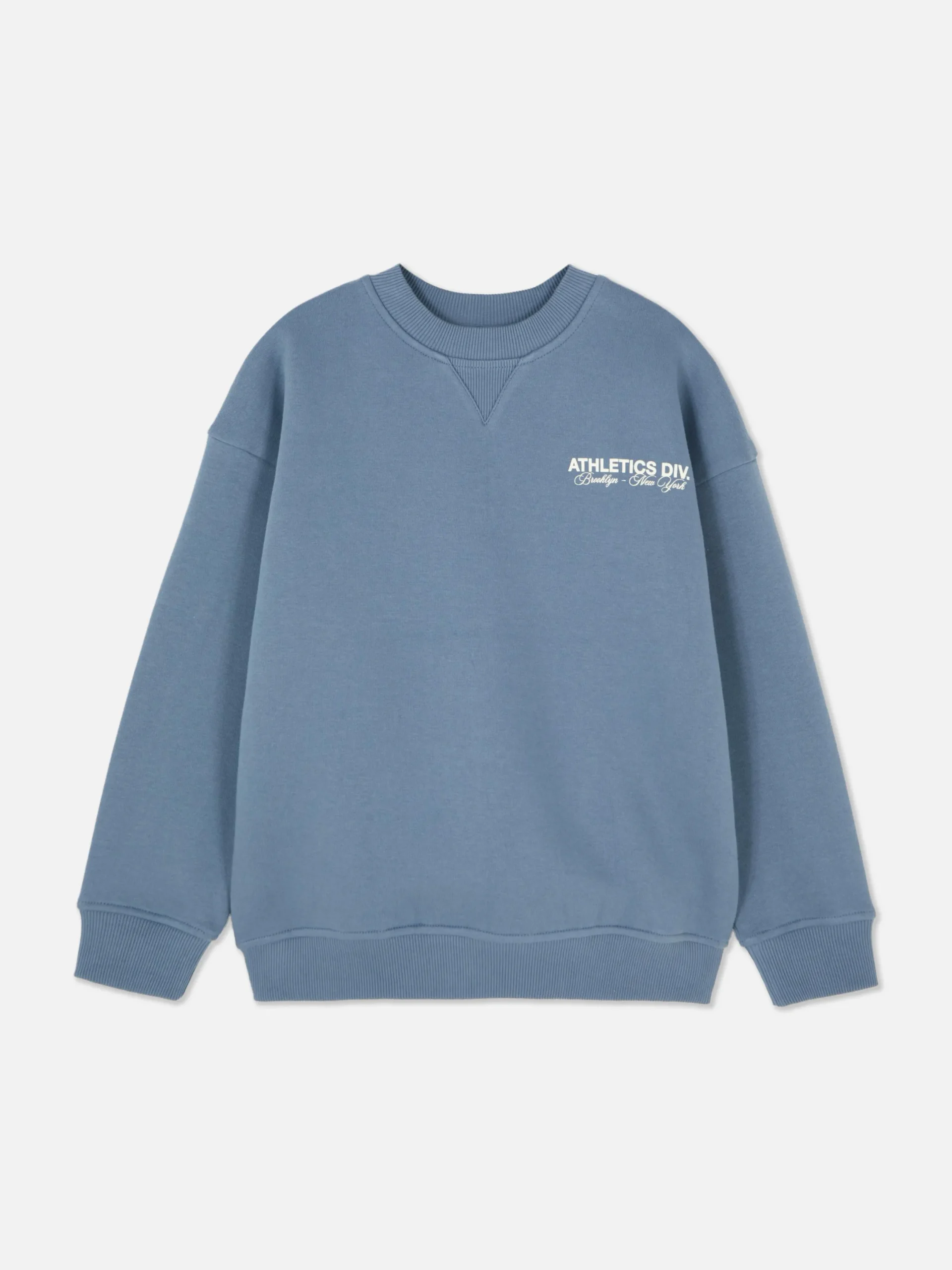 Sweats À Capuche Et Sweat-Shirts|Primark Sweat-shirt Ras Du Cou Graphique Bleu