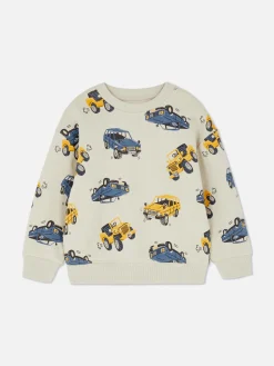Sweats À Capuche Et Sweat-Shirts|Primark Sweat-shirt Ras-du-cou Graphique Écru