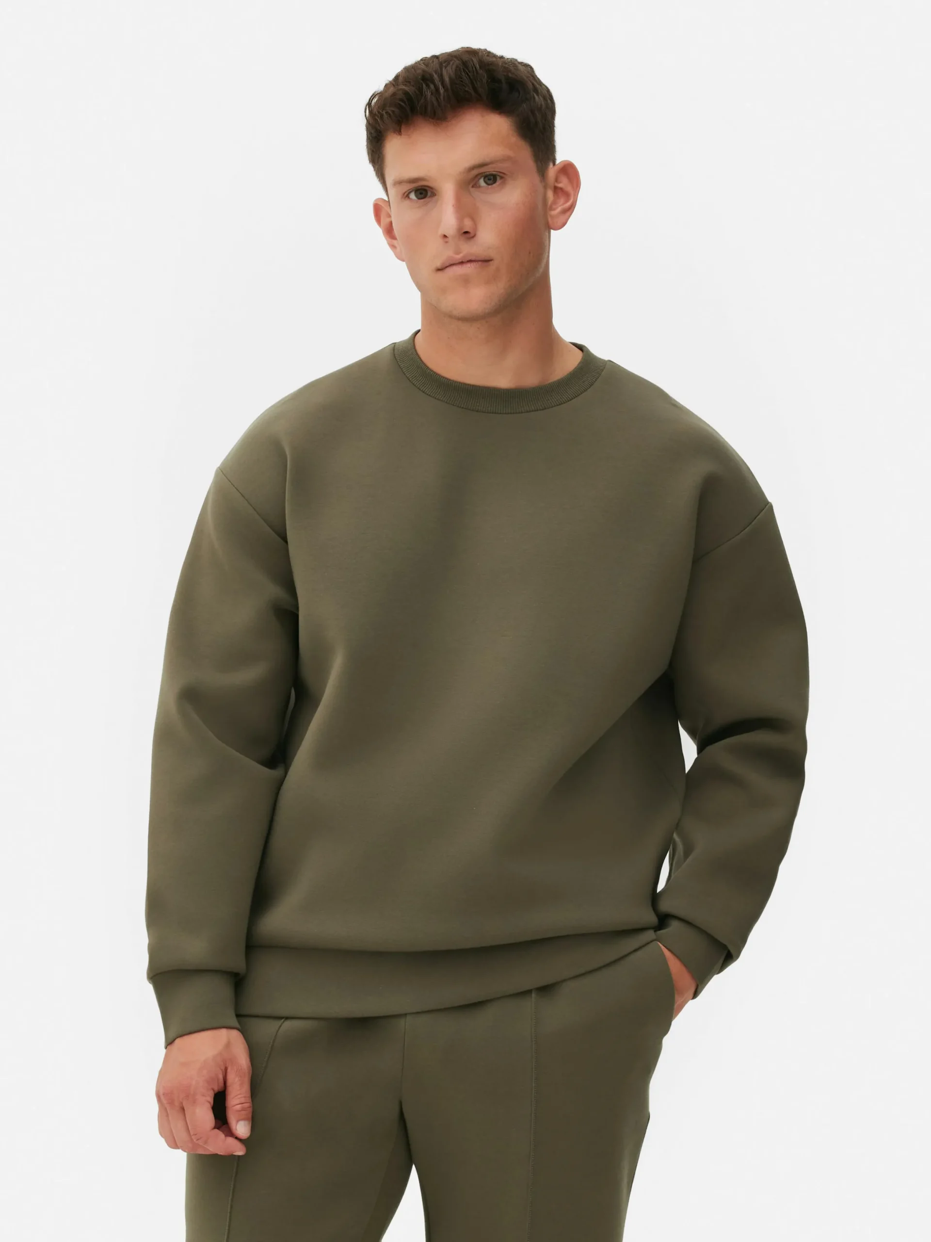 Sweats À Capuche Et Sweat-Shirts|Primark Sweat-shirt Ras-du-cou Kem Kaki