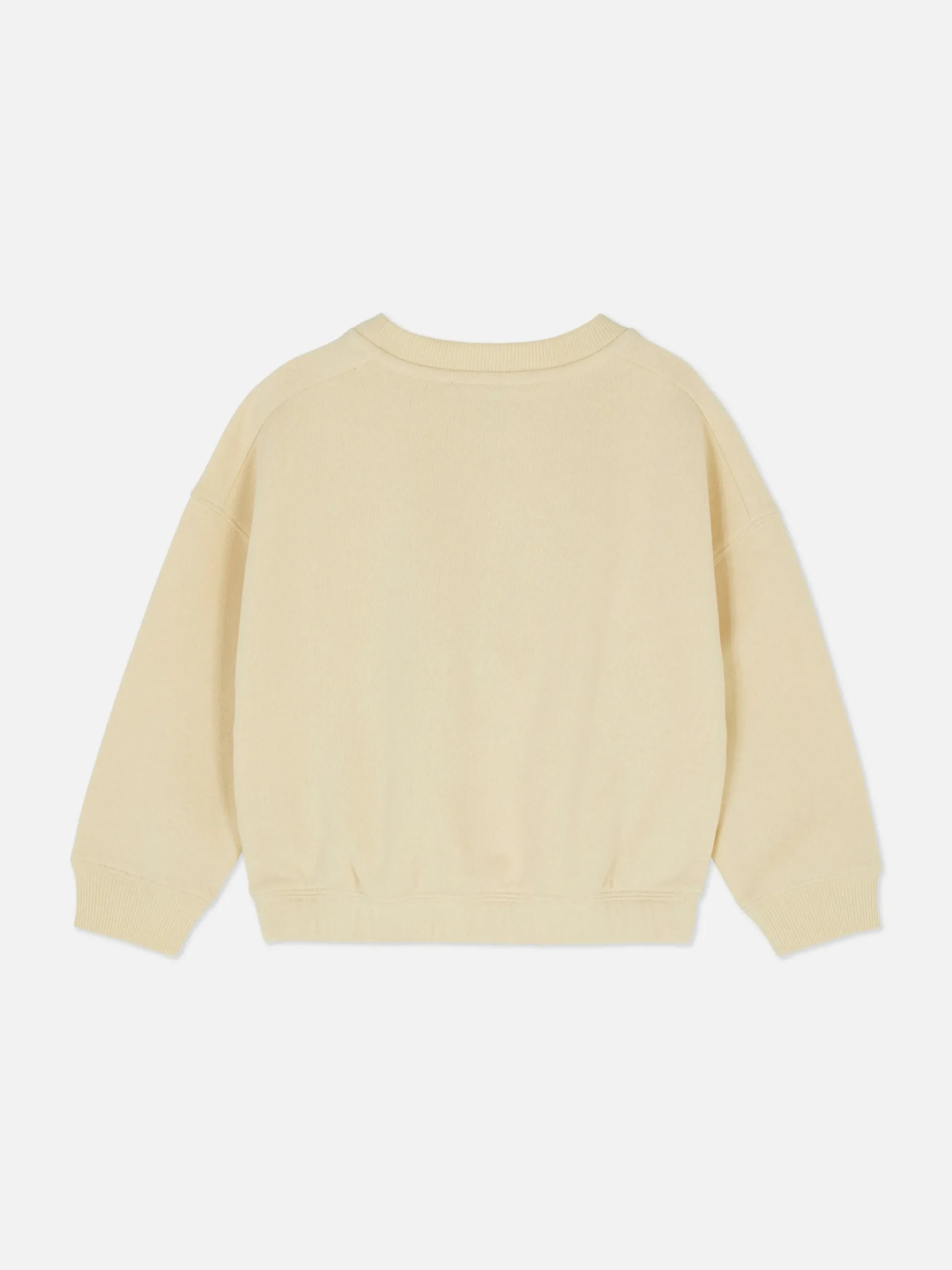 Sweats À Capuche Et Sweat-Shirts|Primark Sweat-shirt Style Universitaire à Lettre En Bouclé Grège