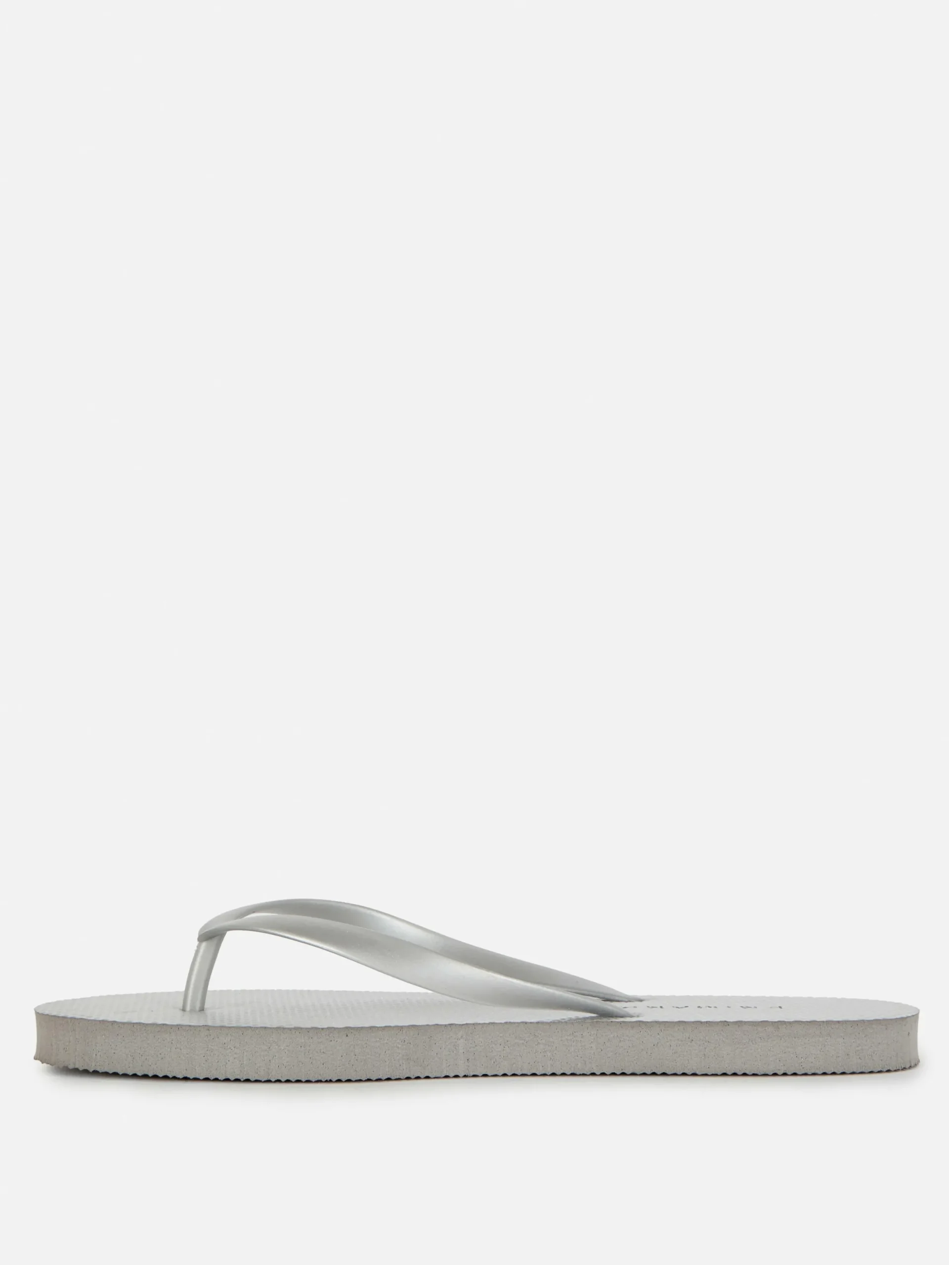 Tongs Et Claquettes|Primark Tongs Plates Essential Argent