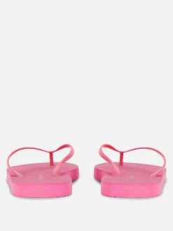 Tongs Et Claquettes|Primark Tongs Plates Essential Fuchsia