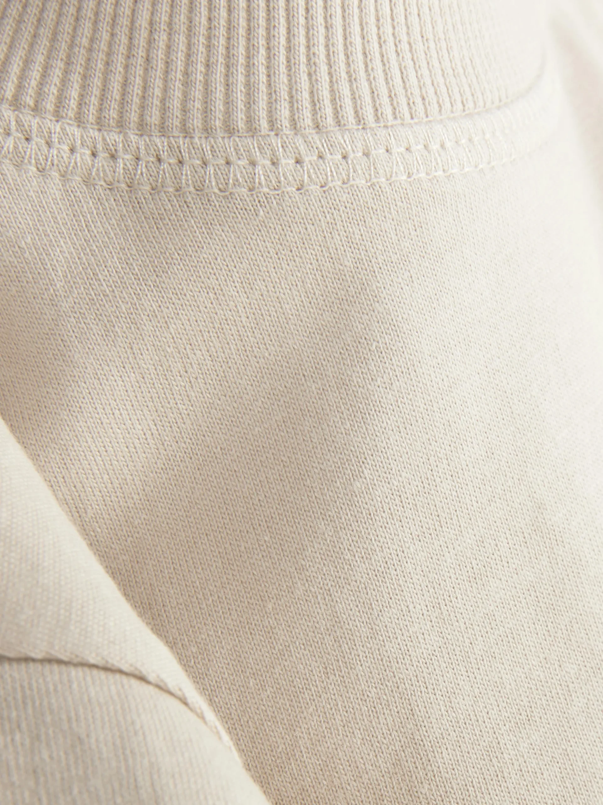 Hauts Et T-Shirts|Primark T-shirt à Col Ras-du-cou Et Manches Courtes Grège