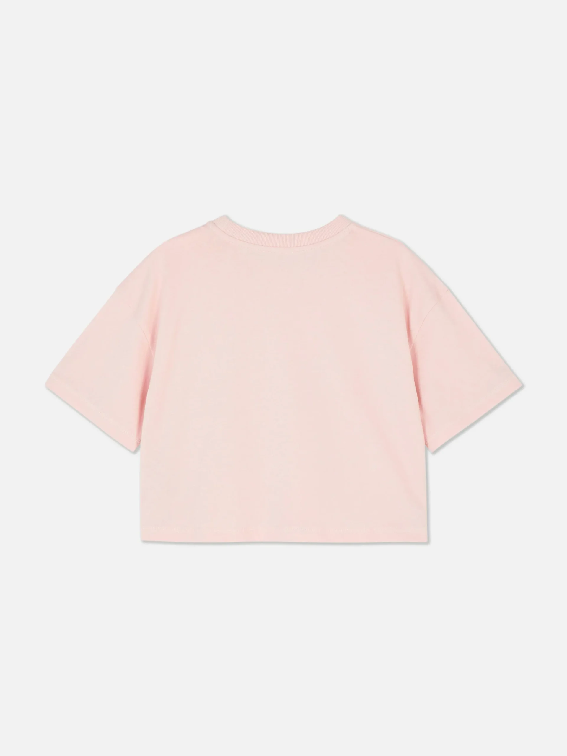 Hauts Et T-Shirts|Primark T-shirt à Col Ras-du-cou Et Manches Courtes Rose