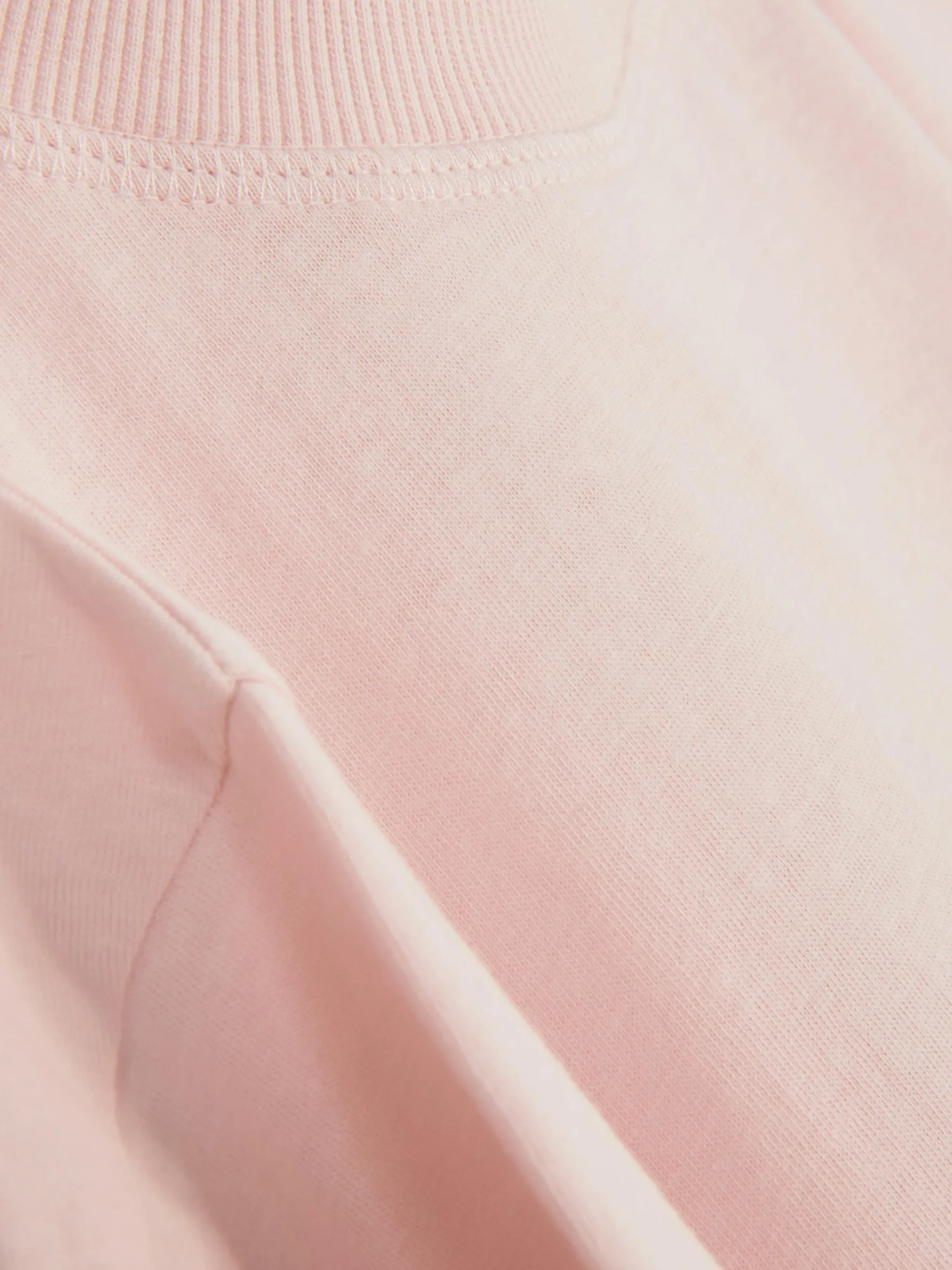 Hauts Et T-Shirts|Primark T-shirt à Col Ras-du-cou Et Manches Courtes Rose