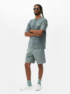 Hauts Et T-Shirts|Primark T-shirt à Imprimé Citrus Bleu sarcelle