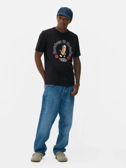 Hauts Et T-Shirts|Primark T-shirt à Imprimé Hot-dog Noir