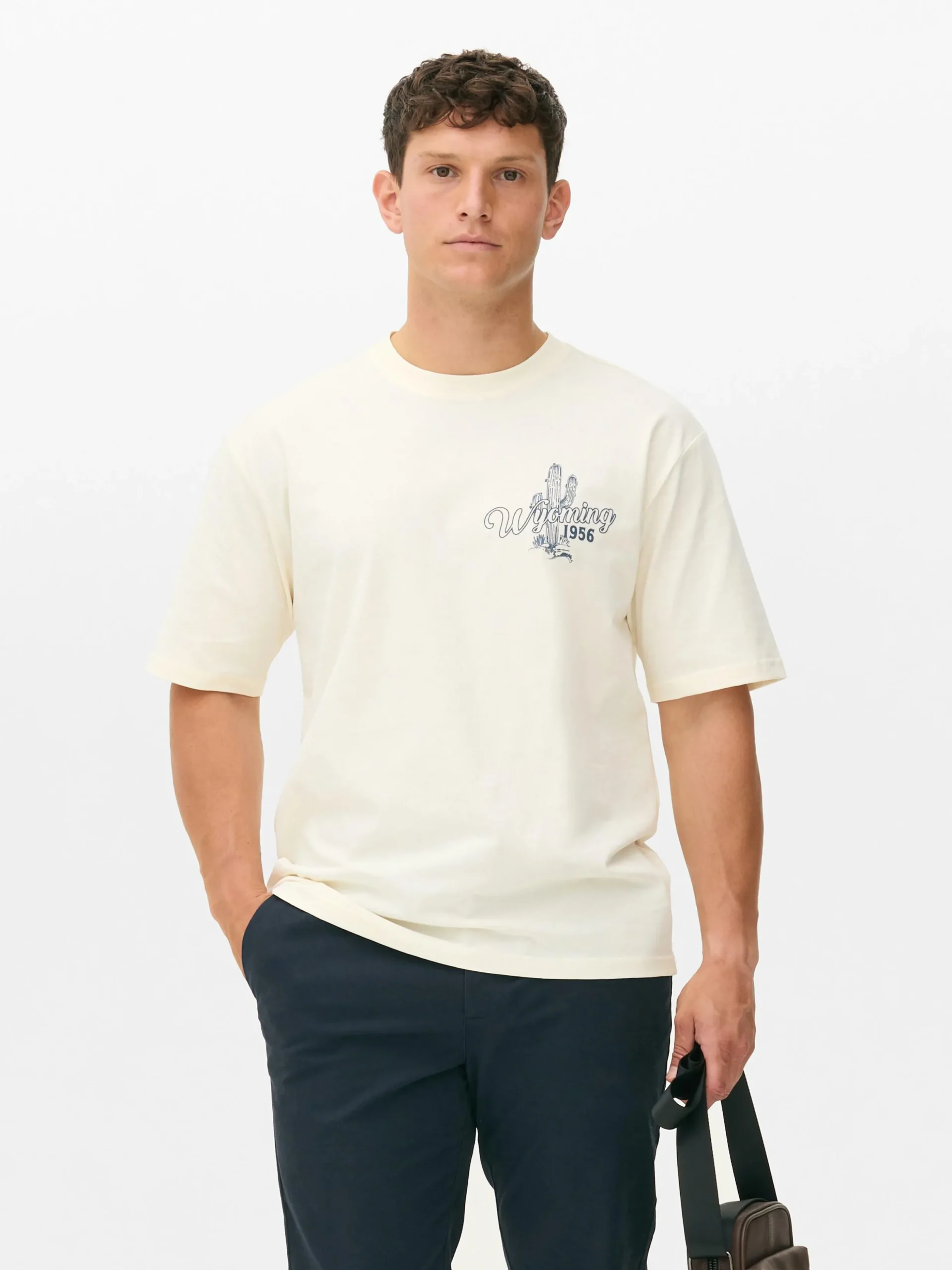 Hauts Et T-Shirts|Primark T-shirt à Imprimé Rodéo Écru