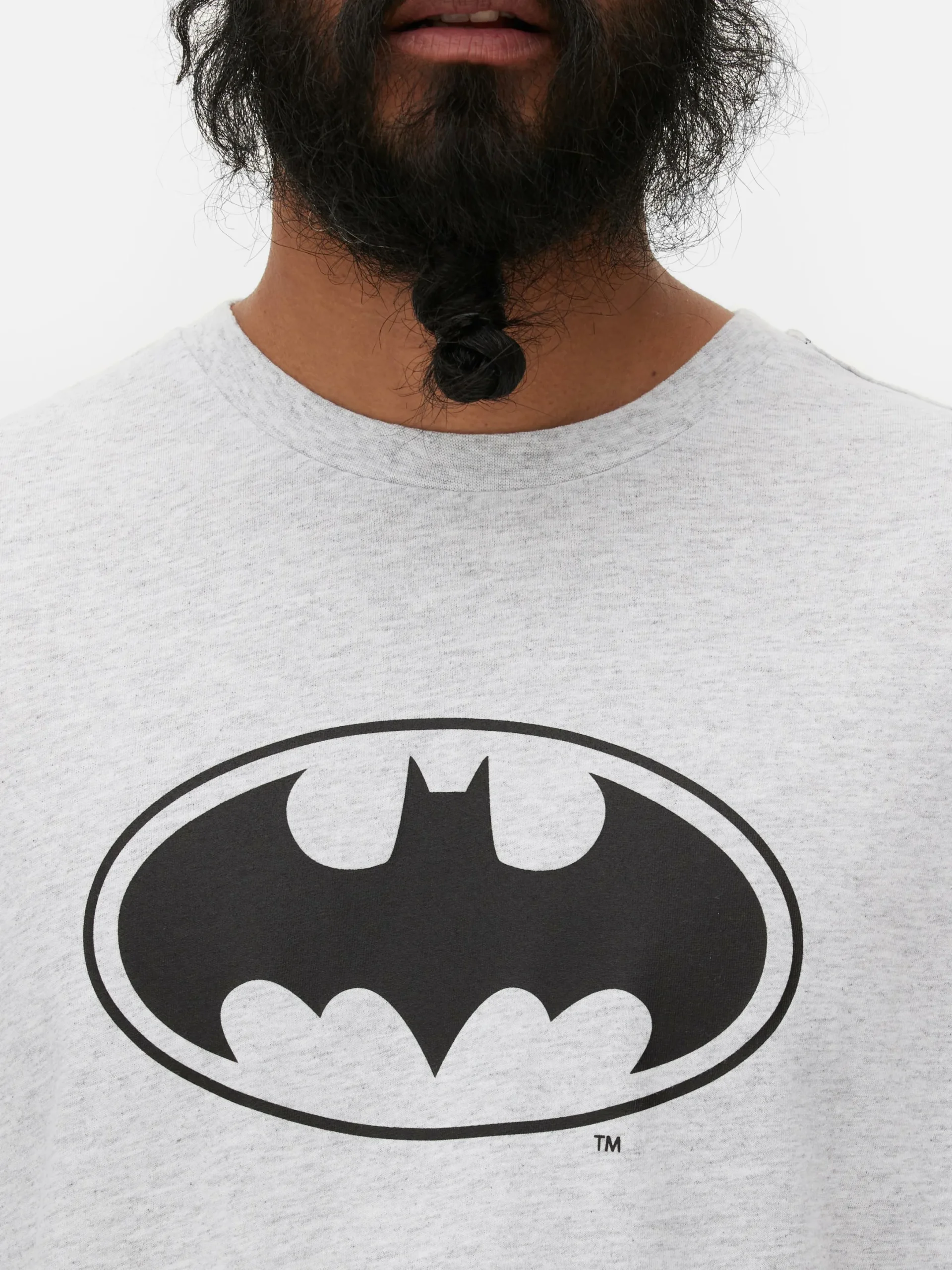 T-Shirts Et Sweat-Shirts À Motifs|Hauts Et T-Shirts|Primark T-shirt à Logo Batman Gris chiné