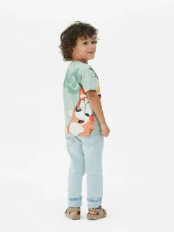 Hauts Et T-Shirts|Primark T-shirt à Manches Courtes Bluey Vert