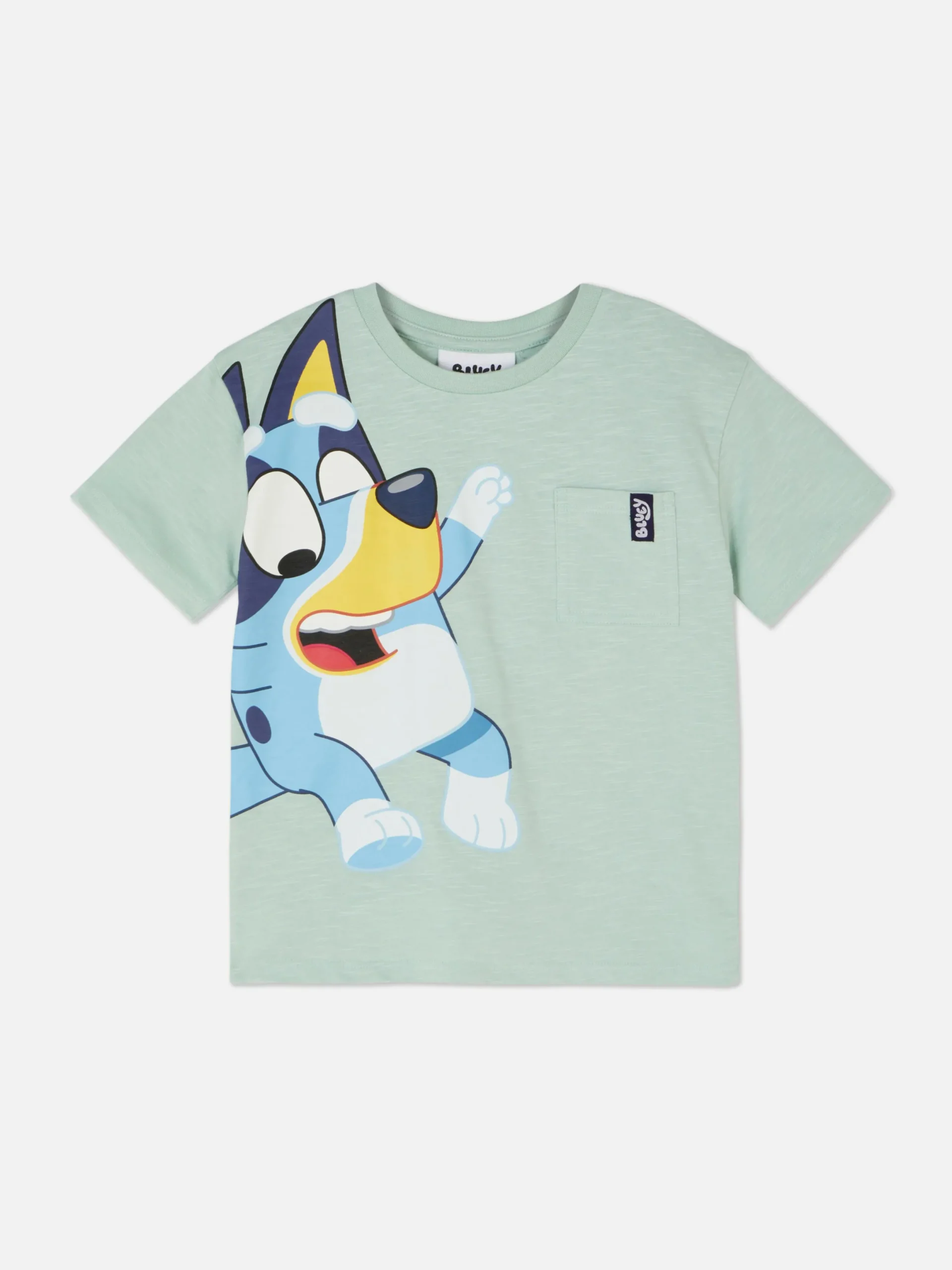 Hauts Et T-Shirts|Primark T-shirt à Manches Courtes Bluey Vert