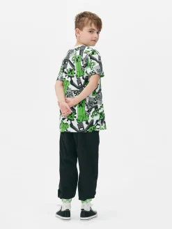 Hauts Et T-Shirts|Primark T-shirt à Motif Minecraft Creeper Multicolore
