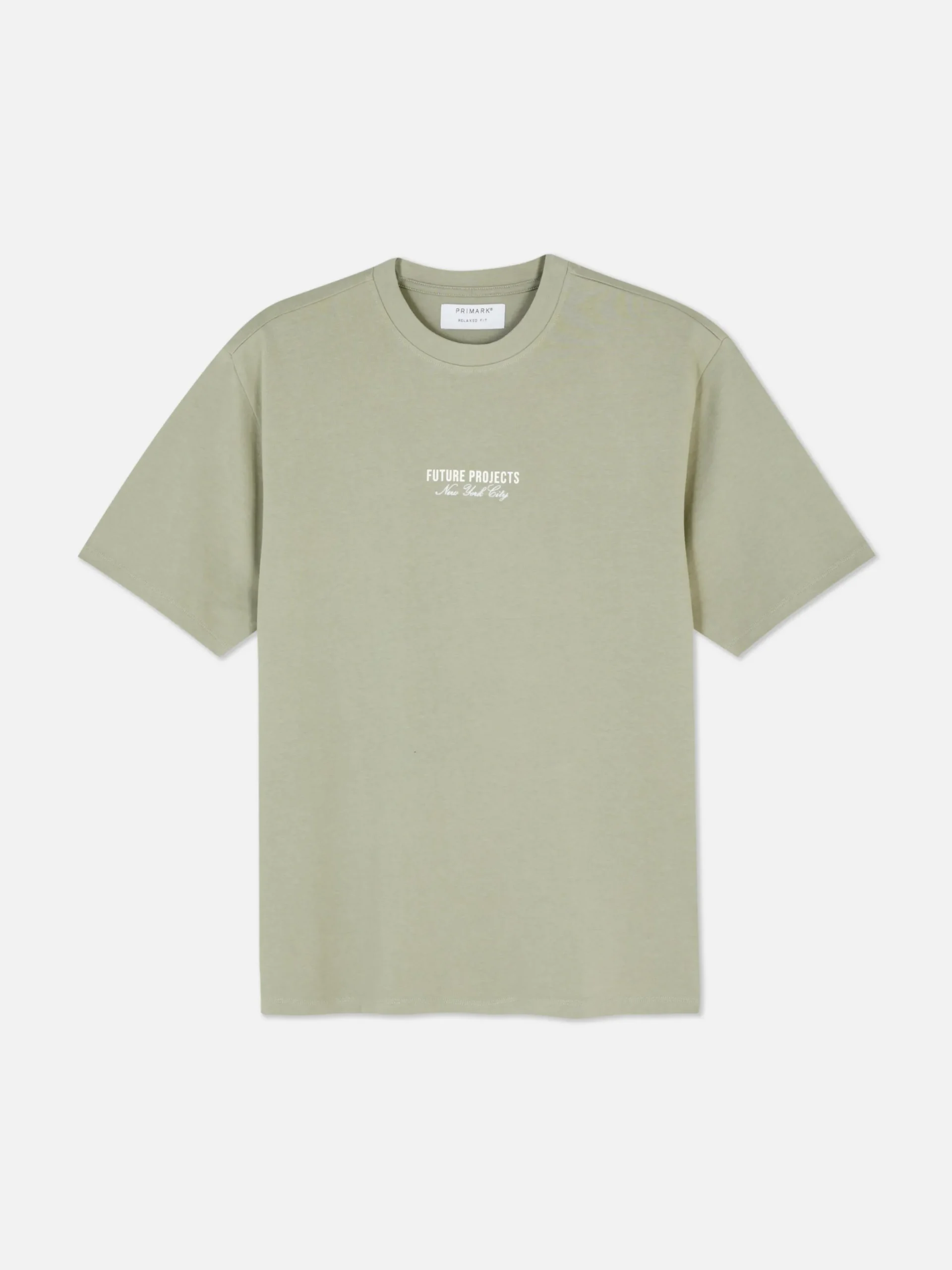 Hauts Et T-Shirts|Primark T-shirt Brodé Future Projects Vert