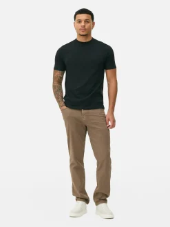Hauts Et T-Shirts|Primark T-shirt Coupe Slim Noir