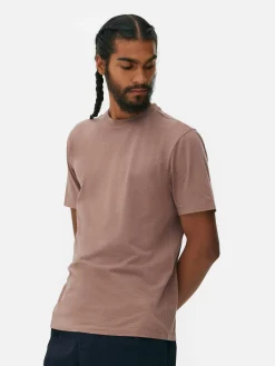 Hauts Et T-Shirts|Primark T-shirt Coupe Slim à Manches Courtes Rose
