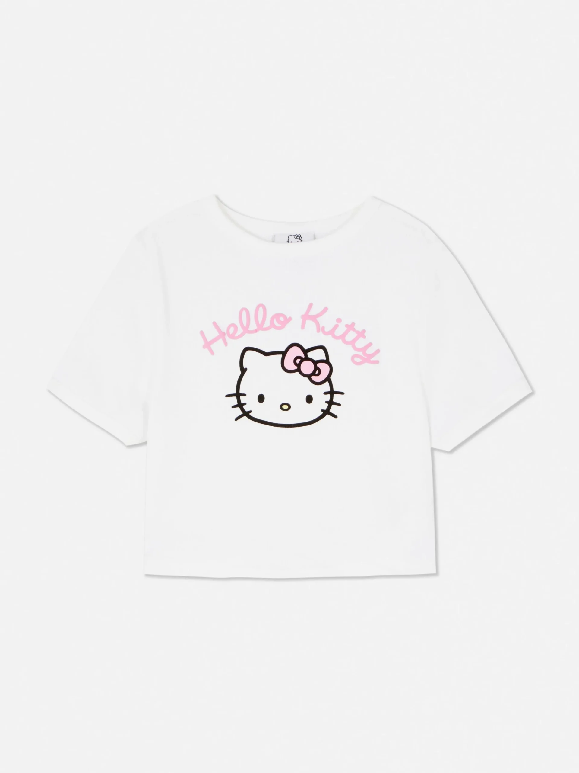 Hauts De Pyjama|Primark T-shirt Court De Pyjama Hello Kitty Blanc