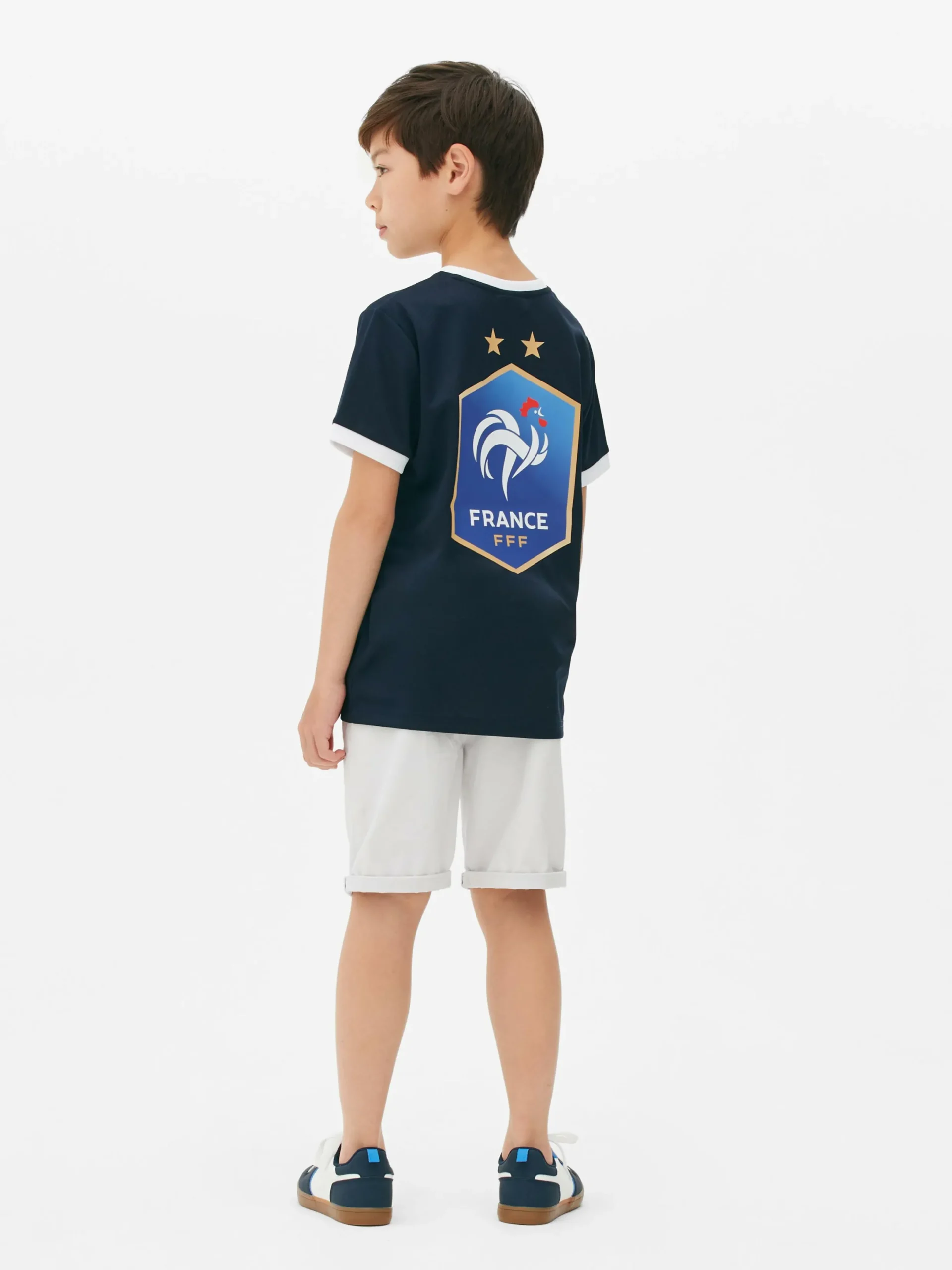 Hauts Et T-Shirts|Primark T-shirt De Foot France Pour Ado Bleu marine