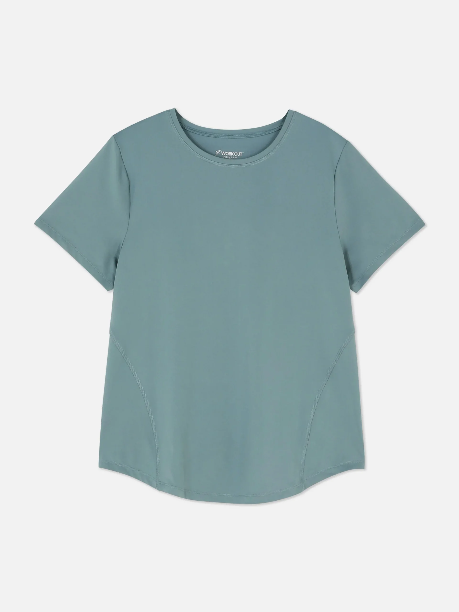 Vêtements De Sport|Primark T-shirt De Sport à Col Ras-du-cou Vert foncé