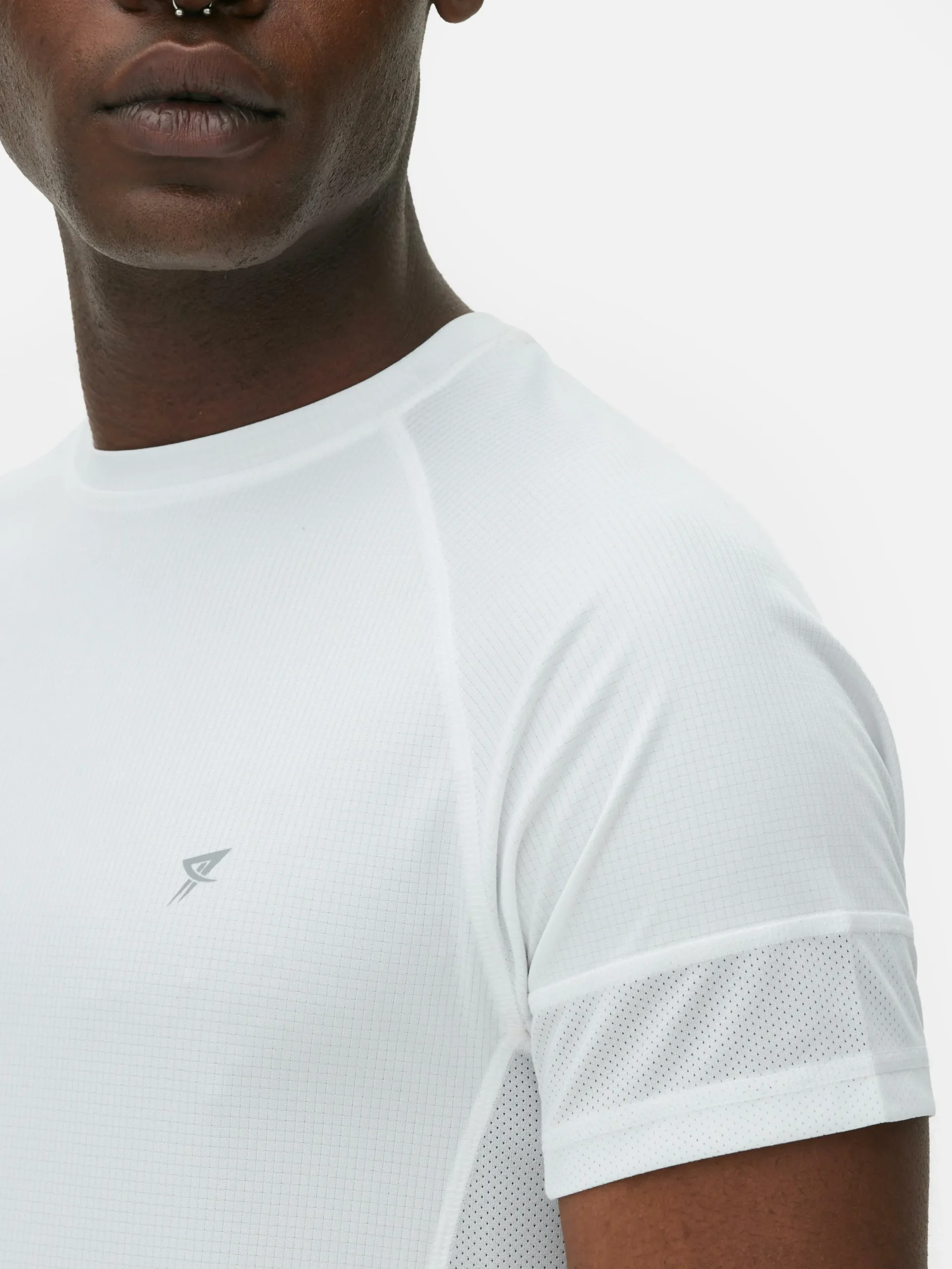 Hauts Et T-Shirts|Vêtements De Sport|Primark T-shirt De Sport à Manches Courtes Blanc