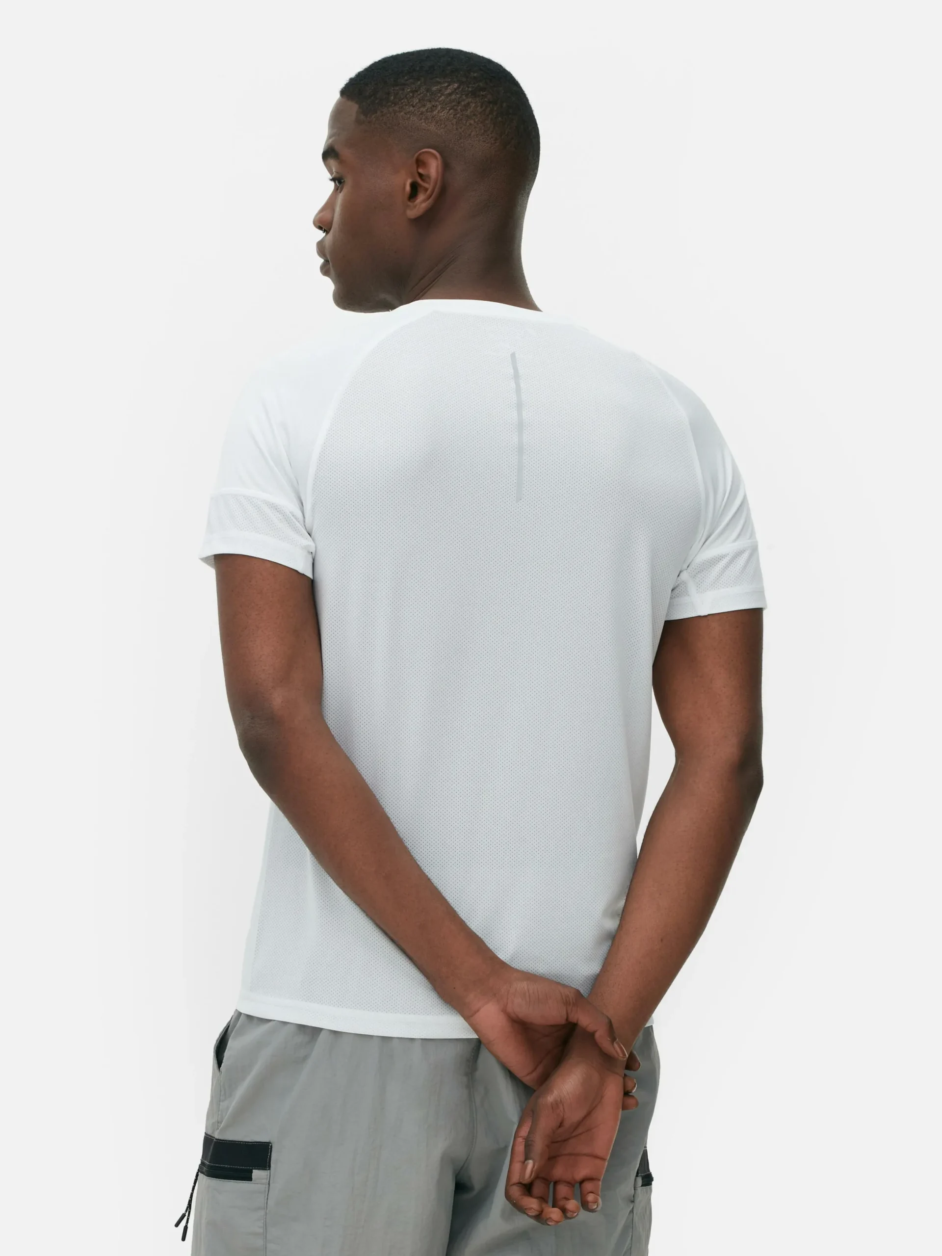 Hauts Et T-Shirts|Vêtements De Sport|Primark T-shirt De Sport à Manches Courtes Blanc
