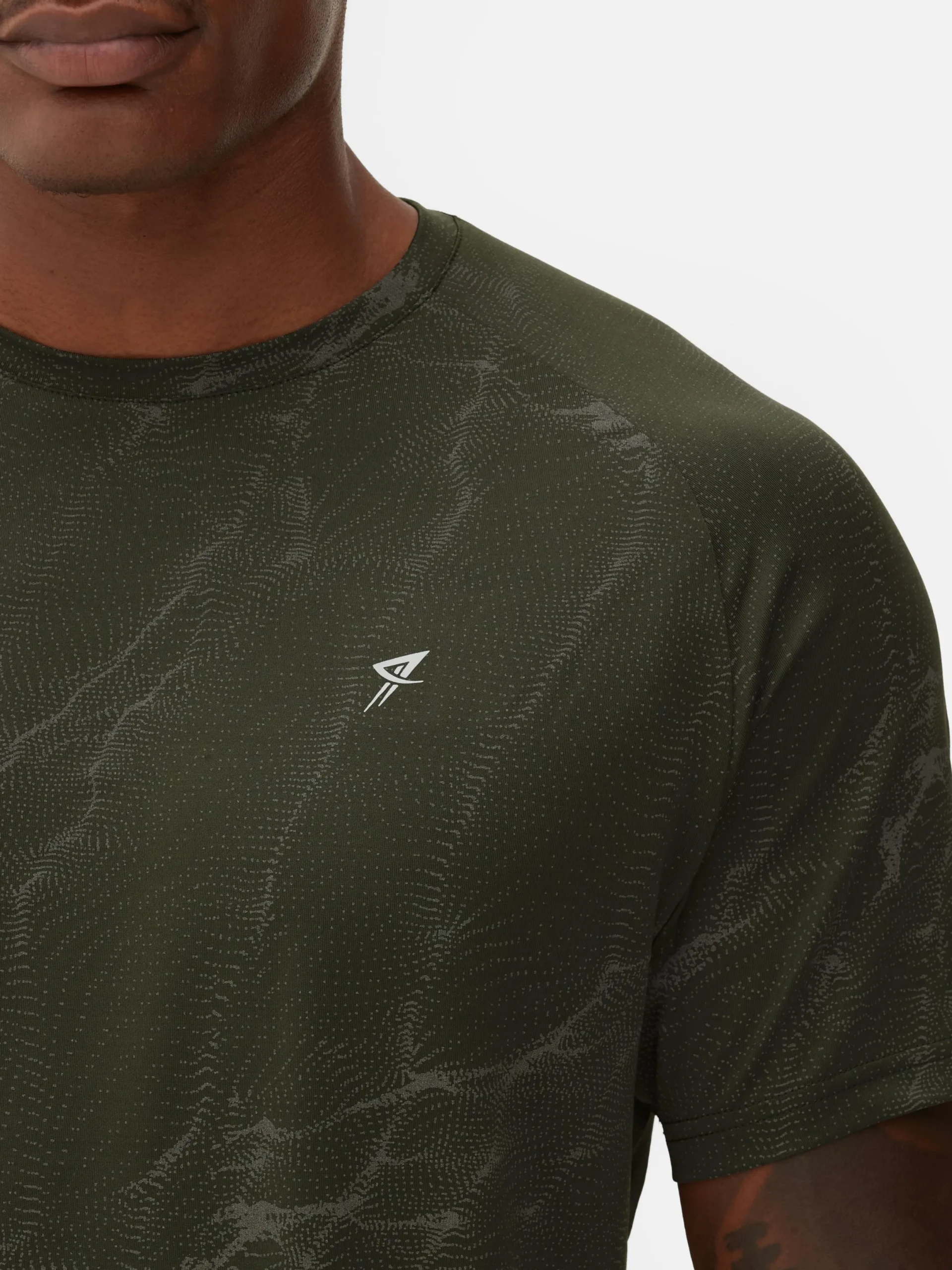 Vêtements De Sport|Hauts Et T-Shirts|Primark T-shirt De Sport à Motif Kaki