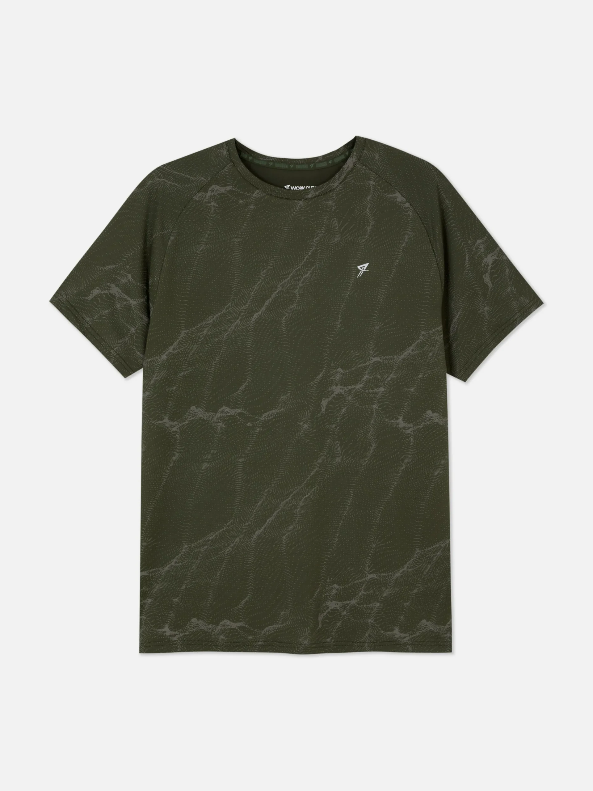 Vêtements De Sport|Hauts Et T-Shirts|Primark T-shirt De Sport à Motif Kaki