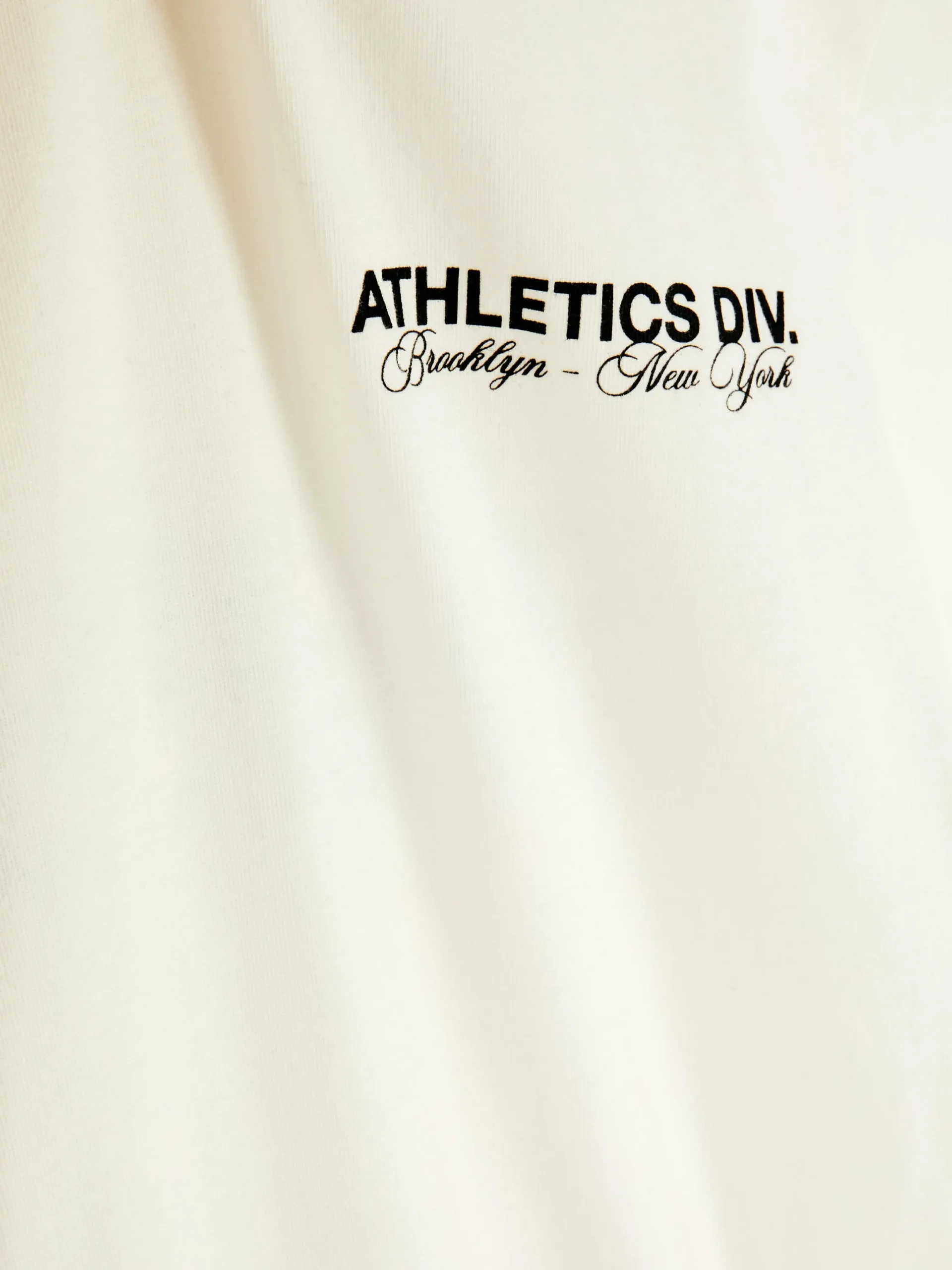 Hauts Et T-Shirts|Primark T-shirt De Sport Graphique à Manches Courtes Blanc