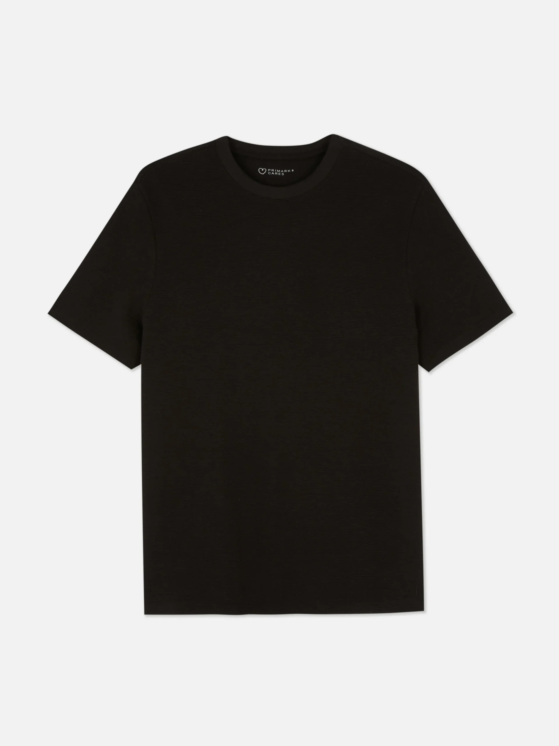 Hauts Et T-Shirts|Primark T-shirt En Maille Ottoman Côtelée Noir
