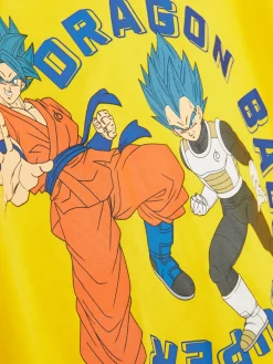 Hauts Et T-Shirts|Primark T-shirt Graphique Dragon Ball Z Jaune
