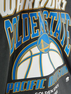 Hauts Et T-Shirts|Primark T-shirt Graphique NBA Golden State Warriors Bleu