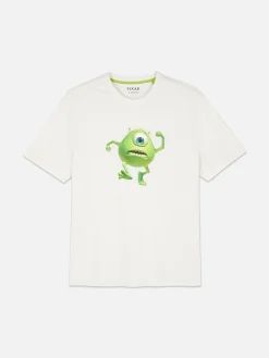 T-Shirts Et Sweat-Shirts À Motifs|Hauts Et T-Shirts|Primark T-shirt Monstres Et Cie Bob Écru