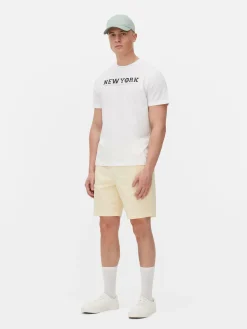 Hauts Et T-Shirts|Primark T-shirt New York 97 Blanc