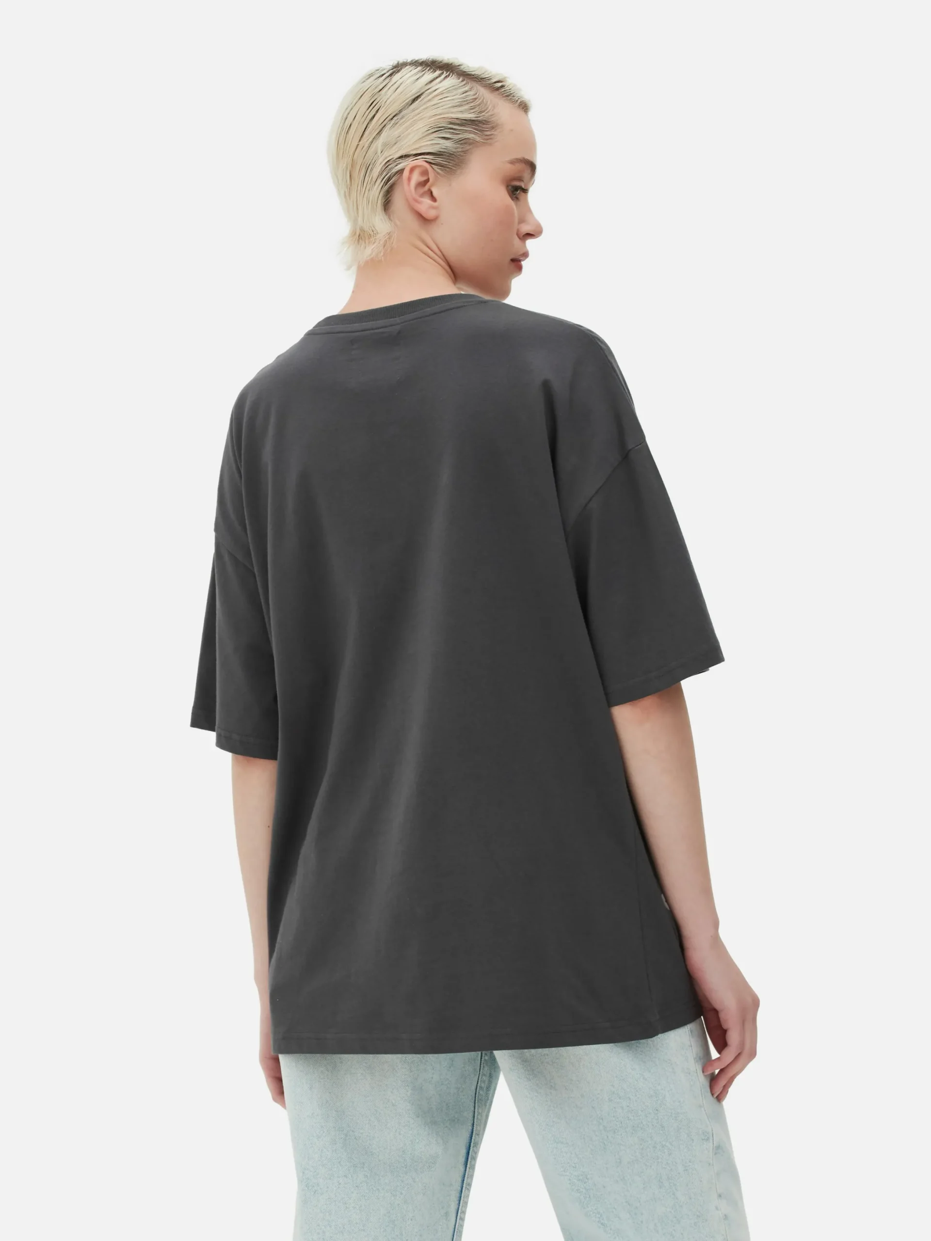 The Nightmare Before Christmas|Tout Halloween|Primark T-shirt Oversize Disney L’Étrange Noël De Monsieur Jack De Tim Burton Anthracite