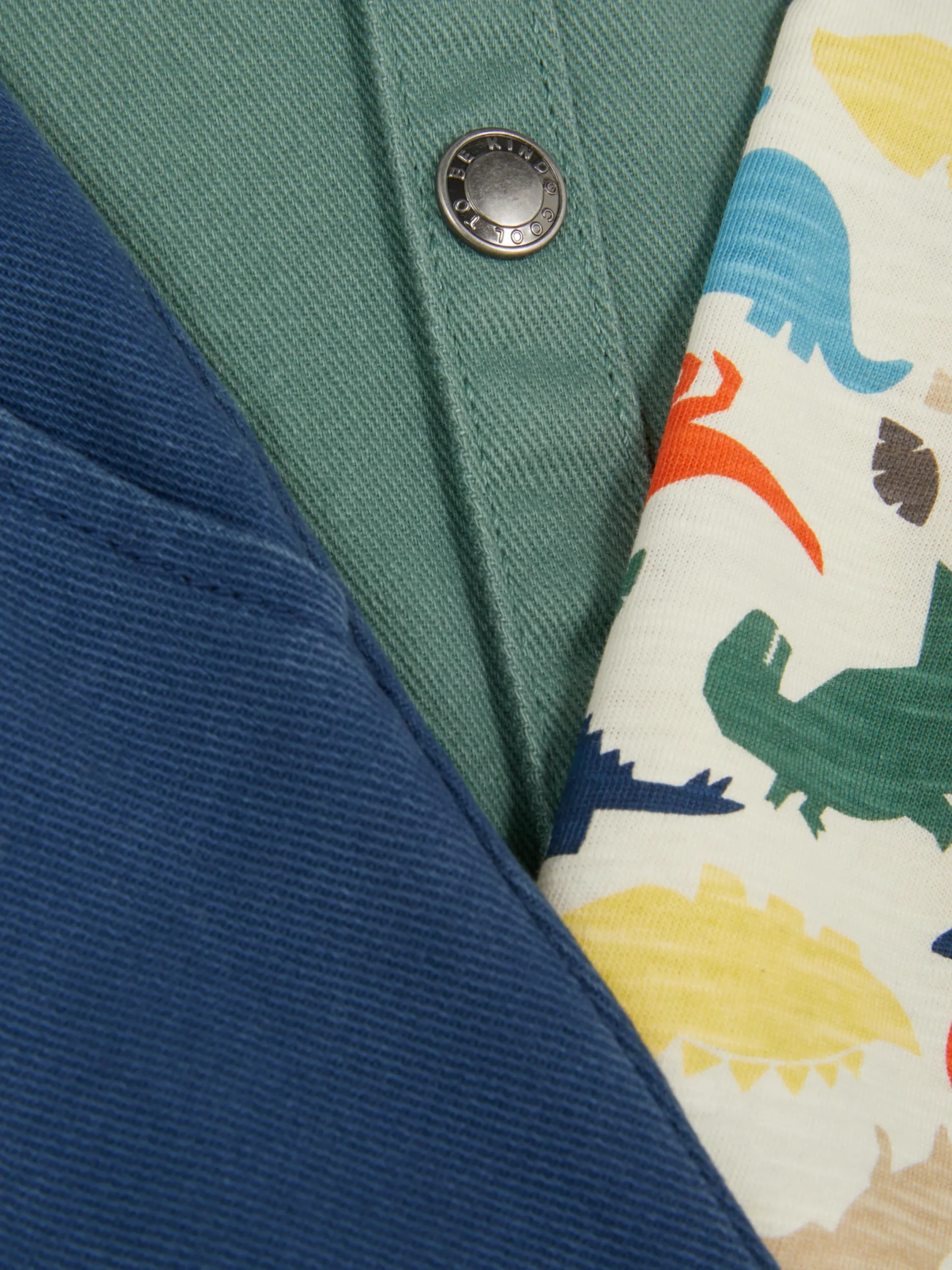 Ensembles Et Tenues|Primark T-shirt, Pantalon Chino Et Veste-chemise Dinosaure Vert