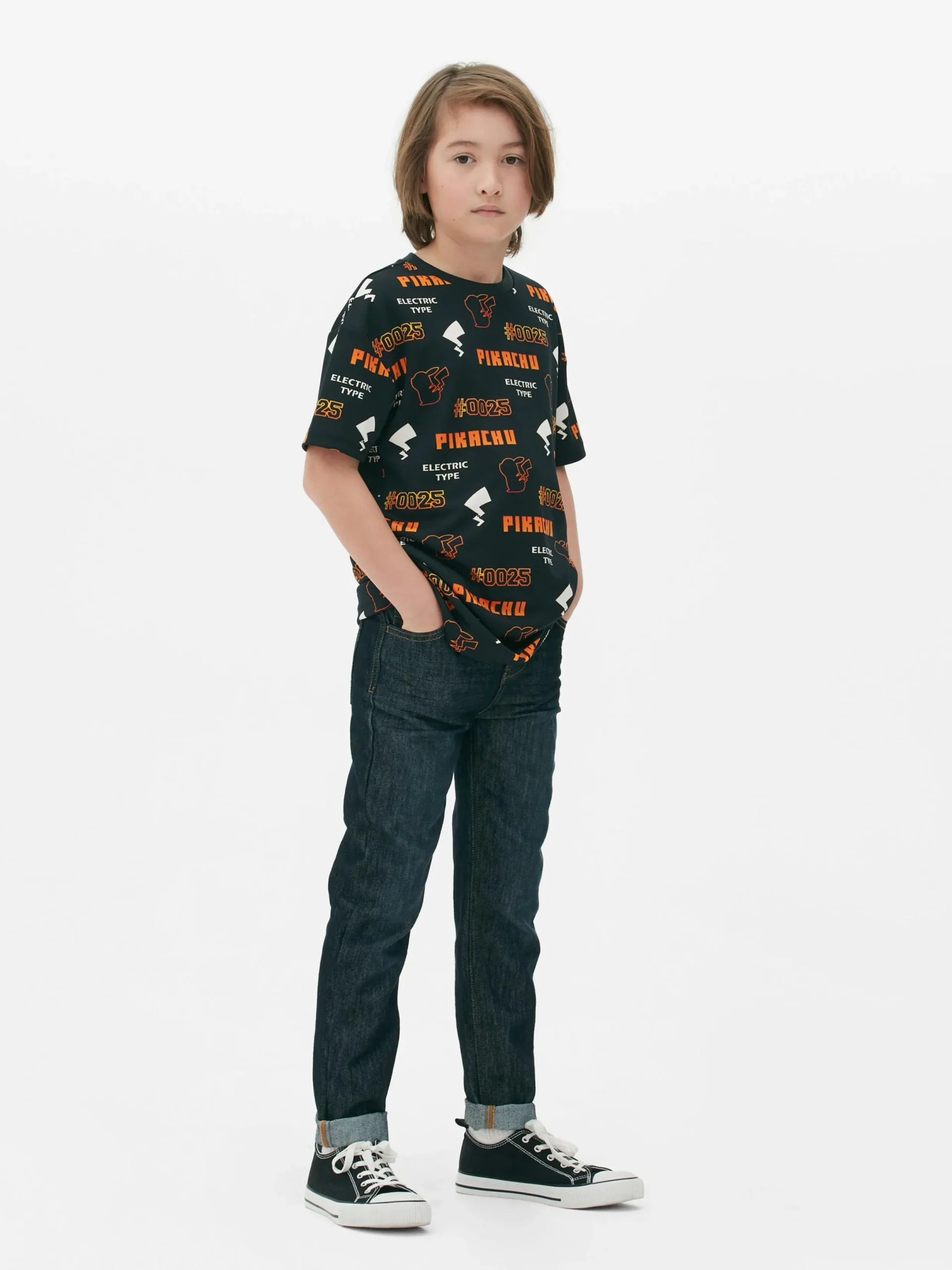 Hauts Et T-Shirts|Primark T-shirt Pokémon électrique Pikachu Noir