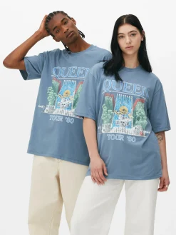 T-Shirts Et Sweat-Shirts À Motifs|Hauts Et T-Shirts|Primark T-shirt Queen Tour Bleu